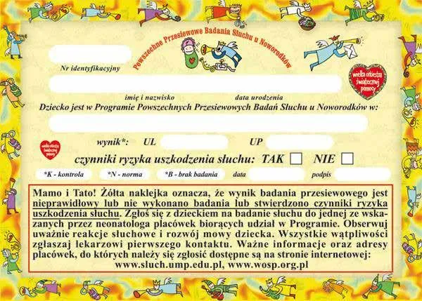 badanie słuchu, noworodek, niemowlę, otoemisja akustyczna, chełm, audmed